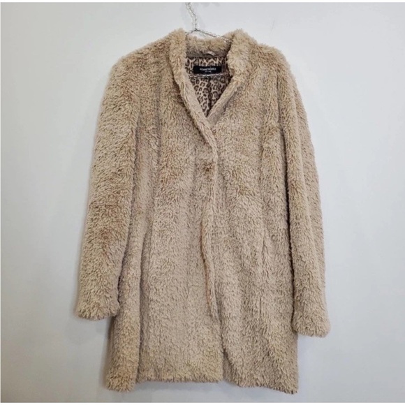 NWT Kenneth Cole Beige Teddy Jacket size 1X - Picture 4 of 11